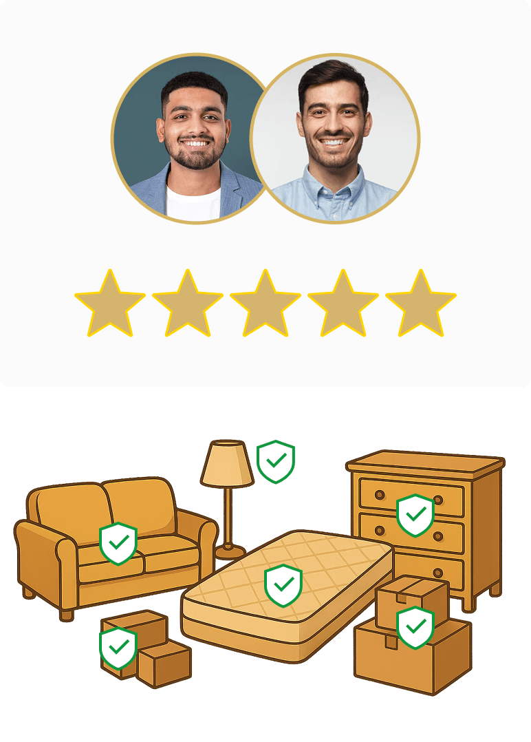 Fully insured movers and protected items